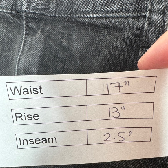 BDG Denim Cheeky Shorts Black - Picture 11 of 11